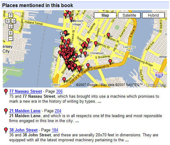 Screenshot from Google About: Illustrated New York